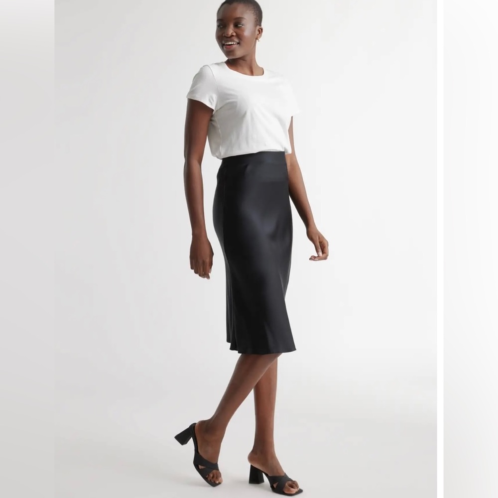 Quince Washable Silk Skirt NWT